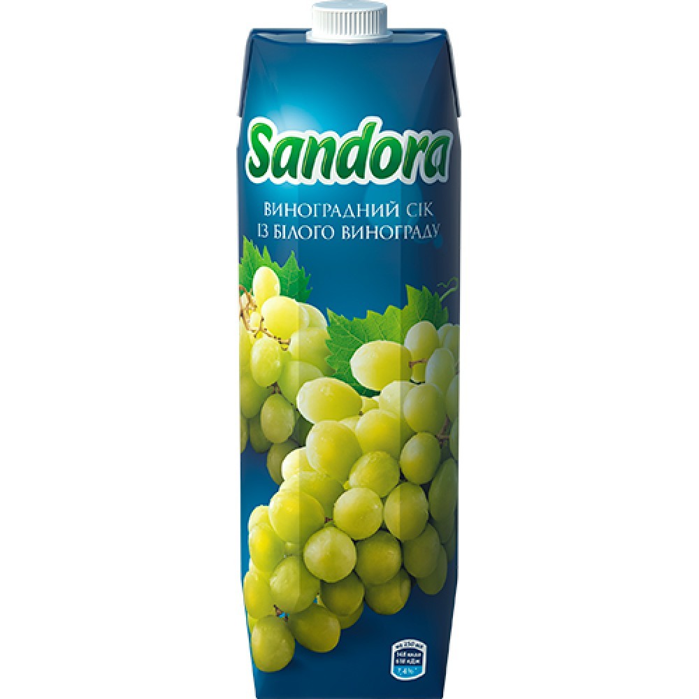 Sandora Білий виноград 250 мл