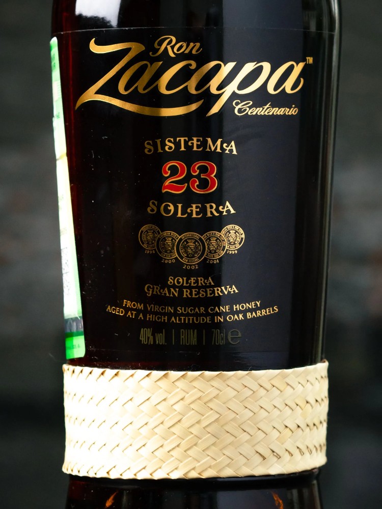 Rum: Zacapa 23Y Solera Gran Reserva 40%