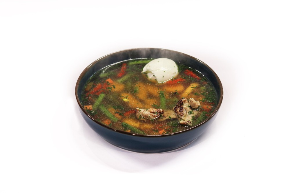 КУРЯЧИЙ БУЛЬЙОН З ПЕРЕПЕЛИНИМИ ЯЙЦЯМИ_BOLT