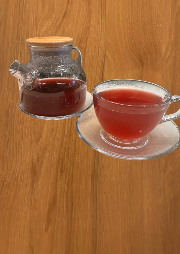 Натуральний фруктовий чай в заварнику 550 мл (обліпиха, апельсин-мʼята, манго-маракуйя, імбир-лемонграс, малина)