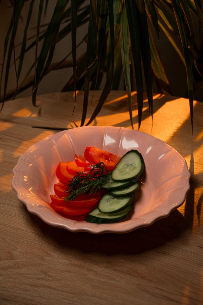 ОВОЧЕВА НАРІЗКА (ОГІРОК+ТОМАТ)