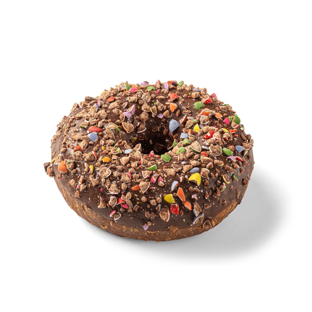 Пончик ROYAL DONUT з кремовою начинкою з лісового горіху 70 г