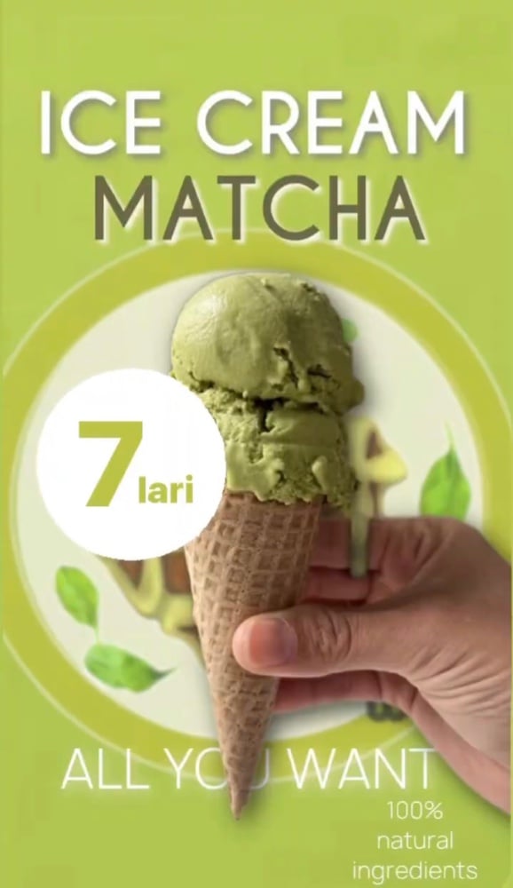 Matcha ICE CREAM 