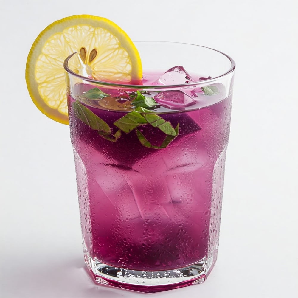 Ube & Raspberry lemonade