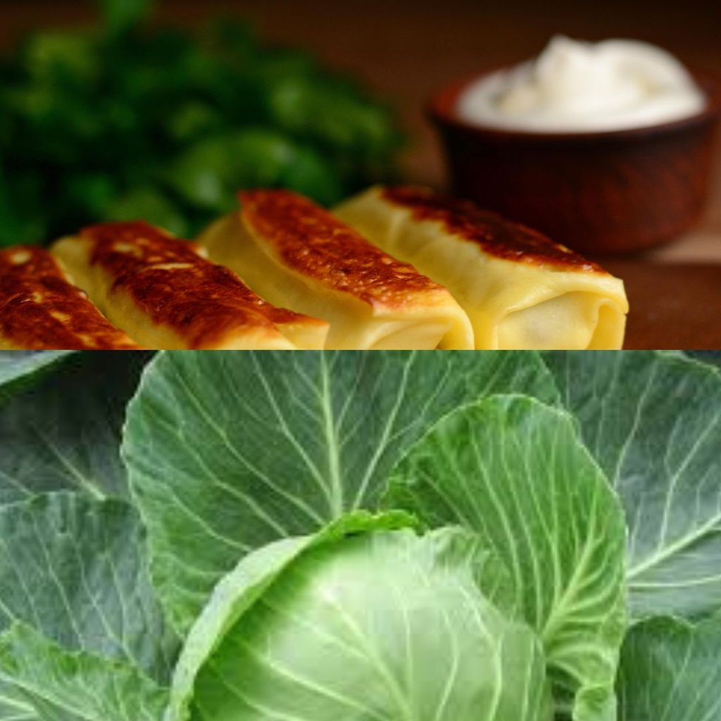 Млинці з свіжою капустою