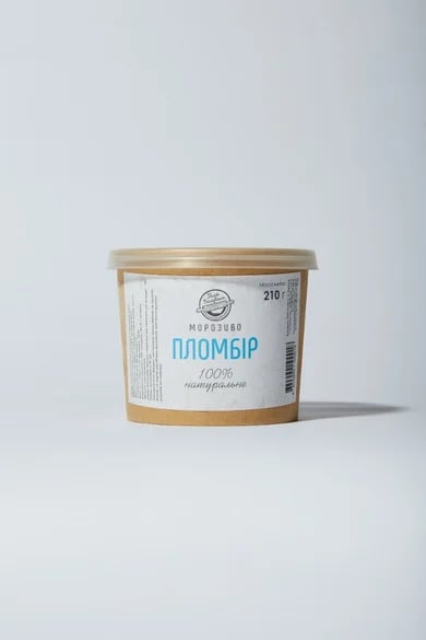 Морозиво Пломбир, 210 гр