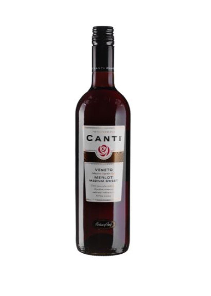 Вино Merlot Veneto Medium Sweet н/с червоне 0,75 л 