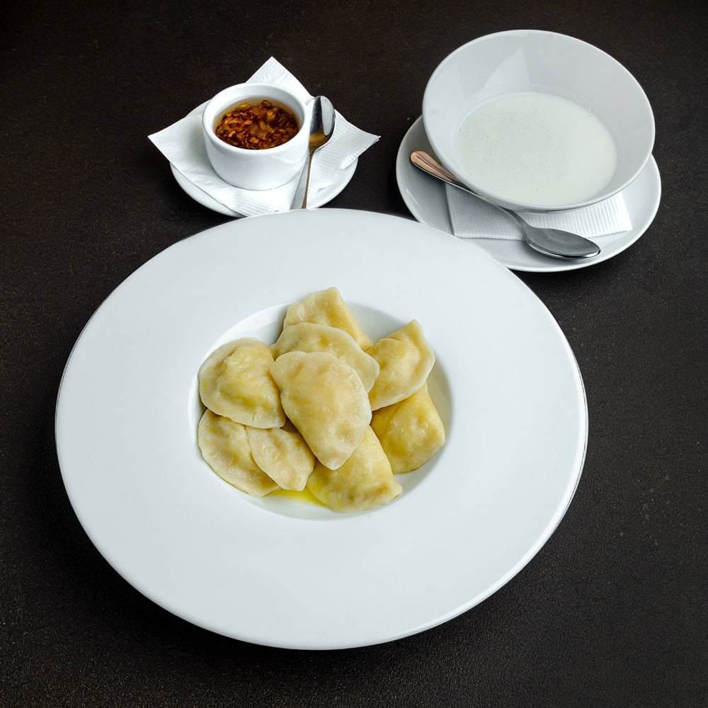 Вареники з капустою та мачанками