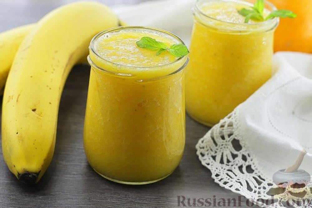 Шпинат банан