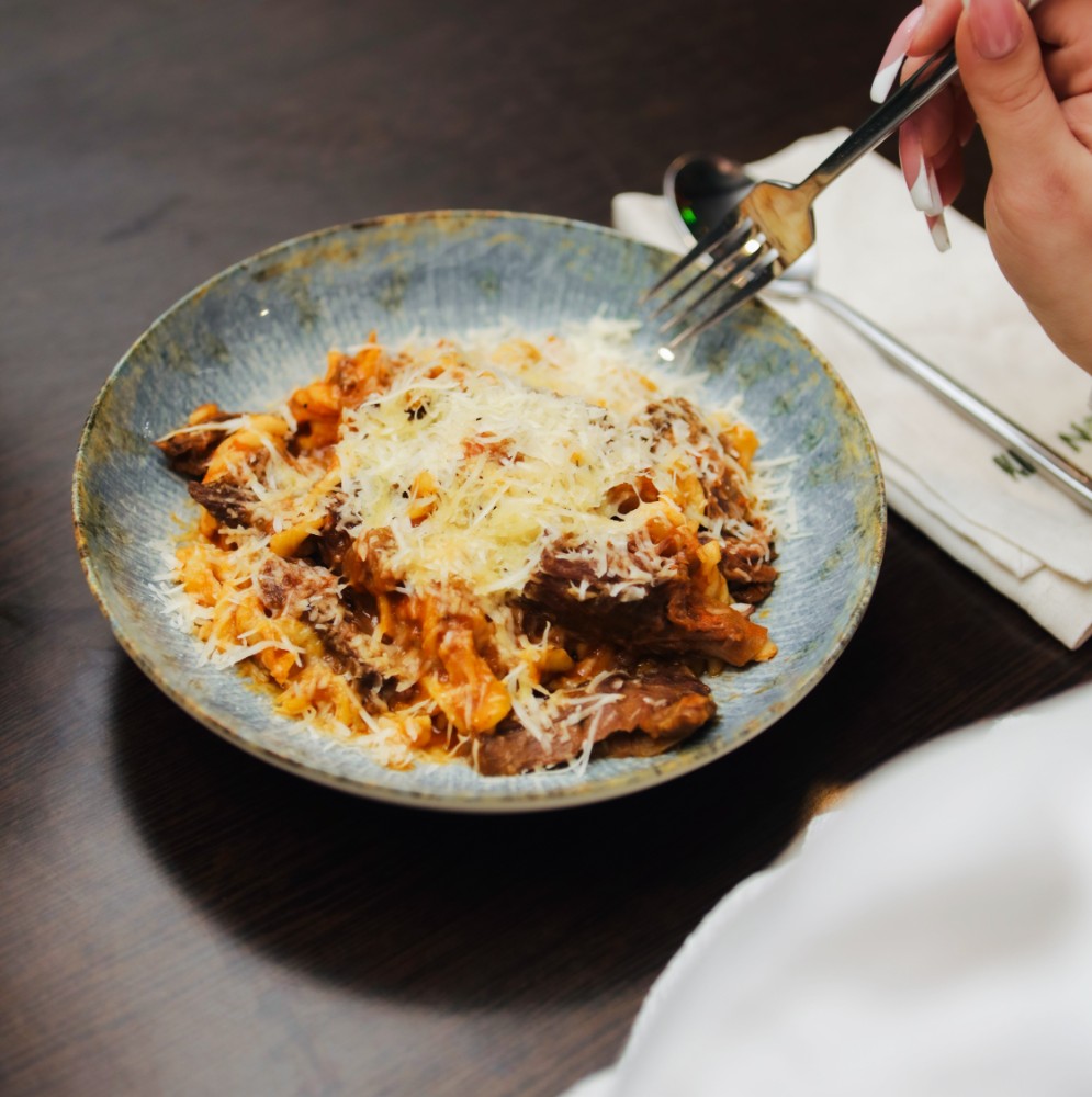 Паста Рвана Свинина