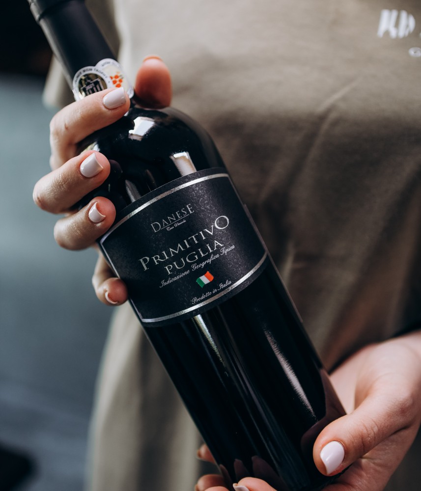 Вино Danese Primitivo Puglia IGT 0.75 л (червоне сухе)