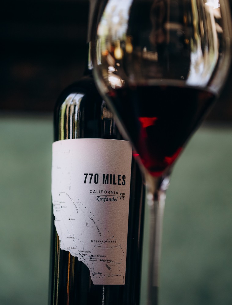 Вино 770 Miles Zinfandel 50 мл (червоне сухе)