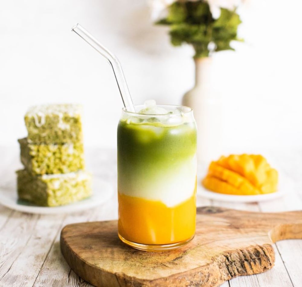Iced Passion Matcha Latte