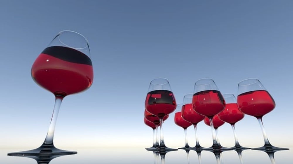 Homemade Semi-Sweet Red SAPERAVI Wine