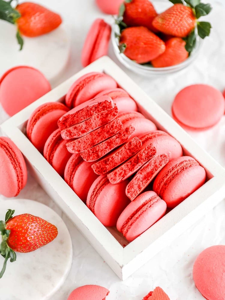 Strawberry Macaron