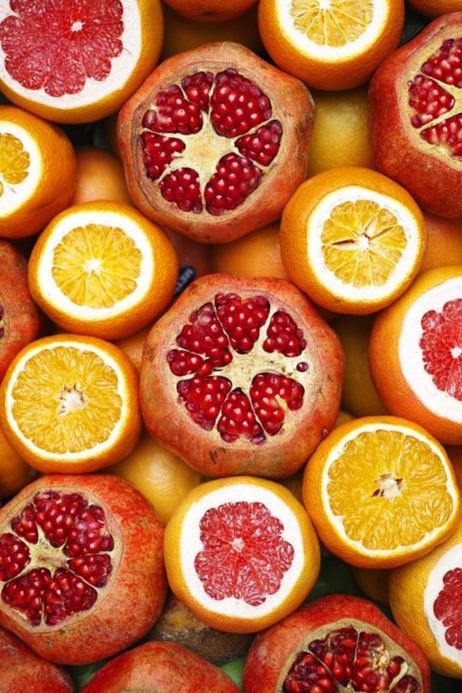 Fresh Mix Pomegranate with Orange