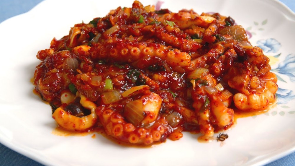 Octopus Stir-fry (Makange)