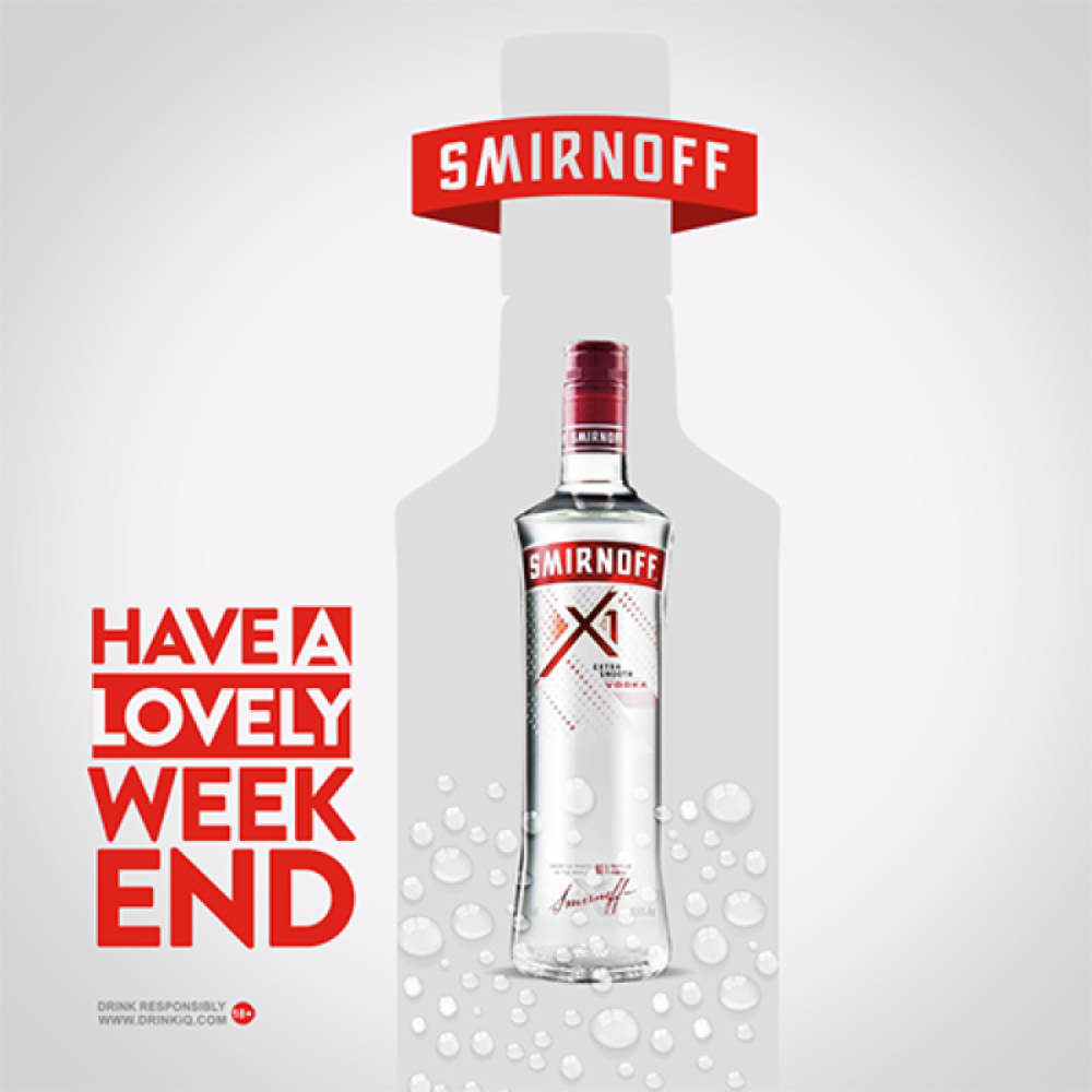 Smirnoff X1 750ml