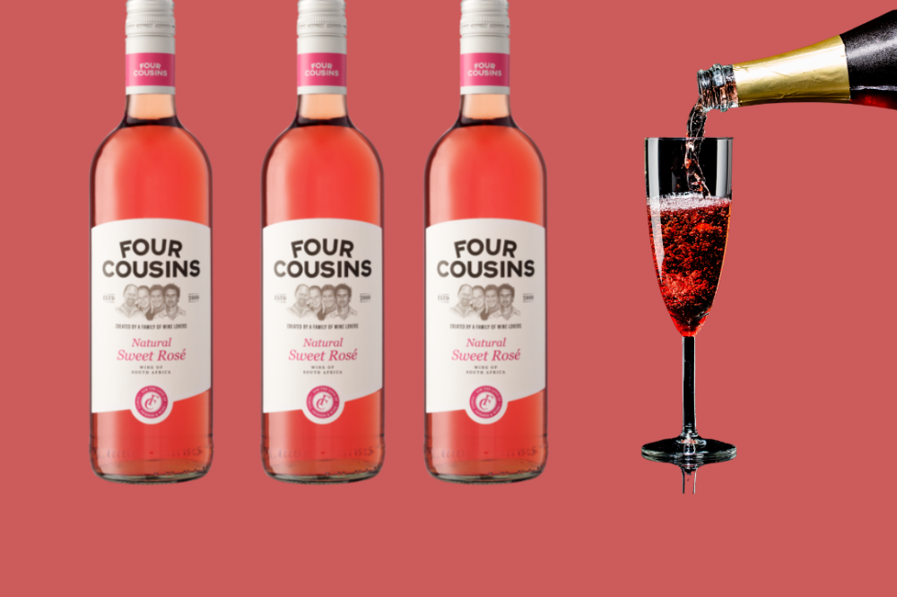 Four Cousins Rose 750ml