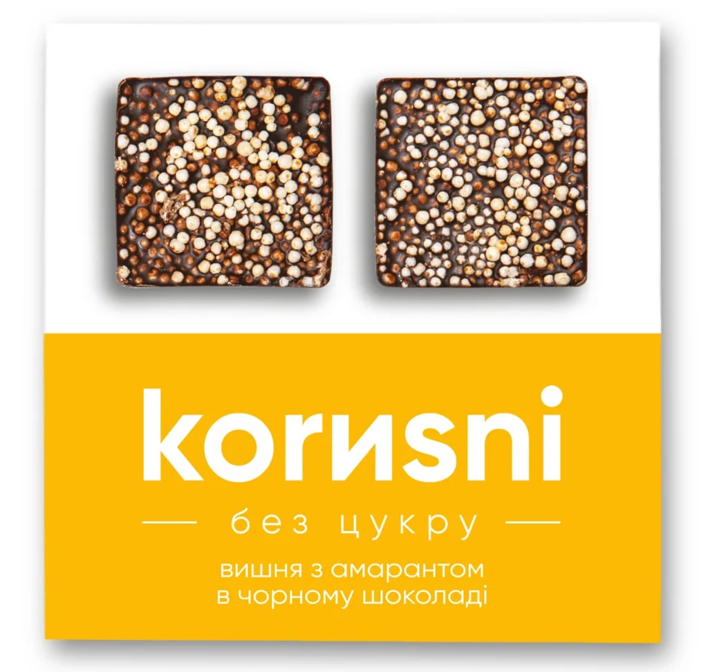 Корисні цук 120 г вишня-попкорн 4 шт
