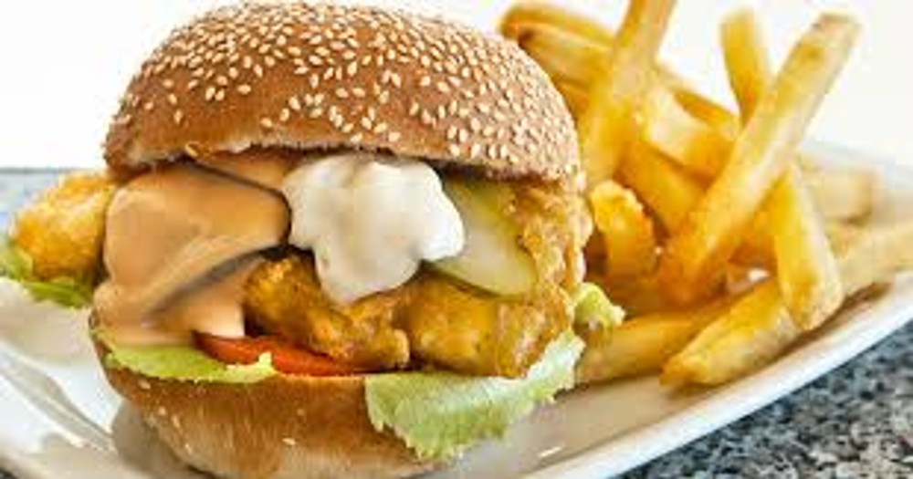 Fish Burger & Chips 400g