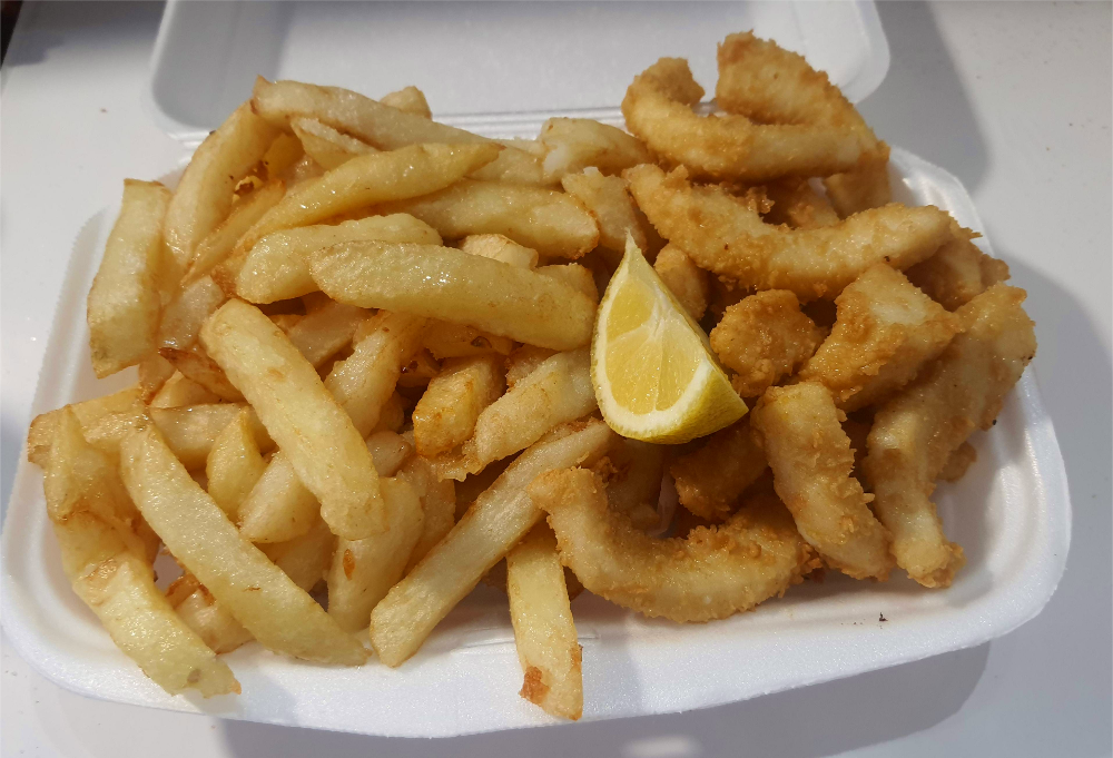 Calamari 250g & Chips