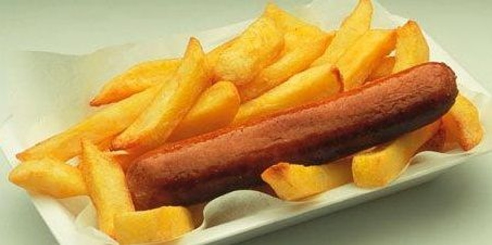 1 x Viennas & Chips (300g)