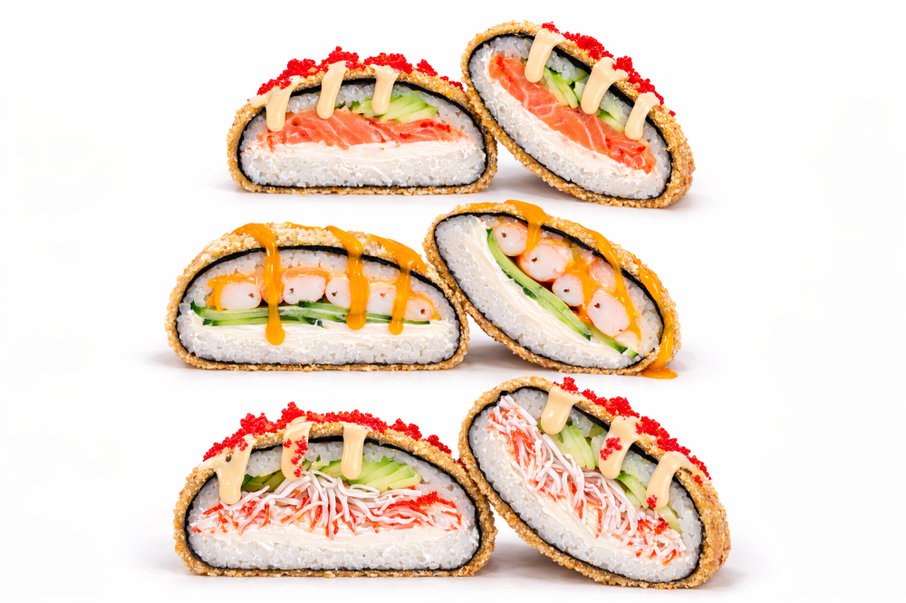 Сет з суші бургерів.