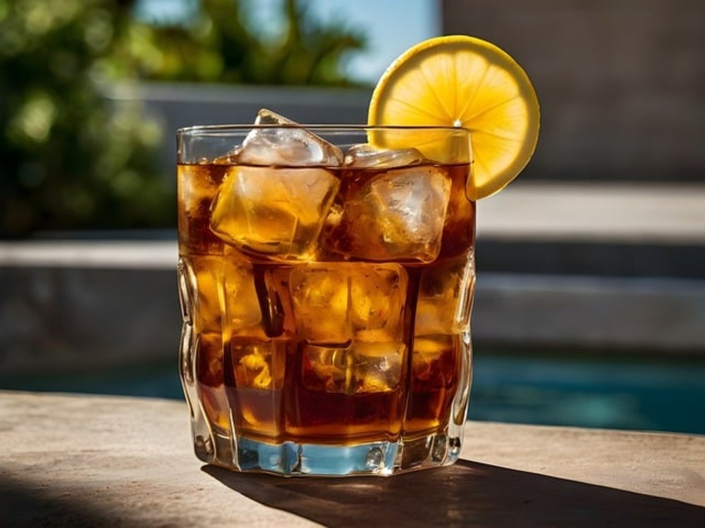 Frozen black tea