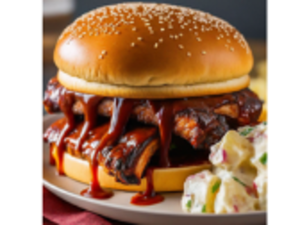 BBQ Rib Sandwich