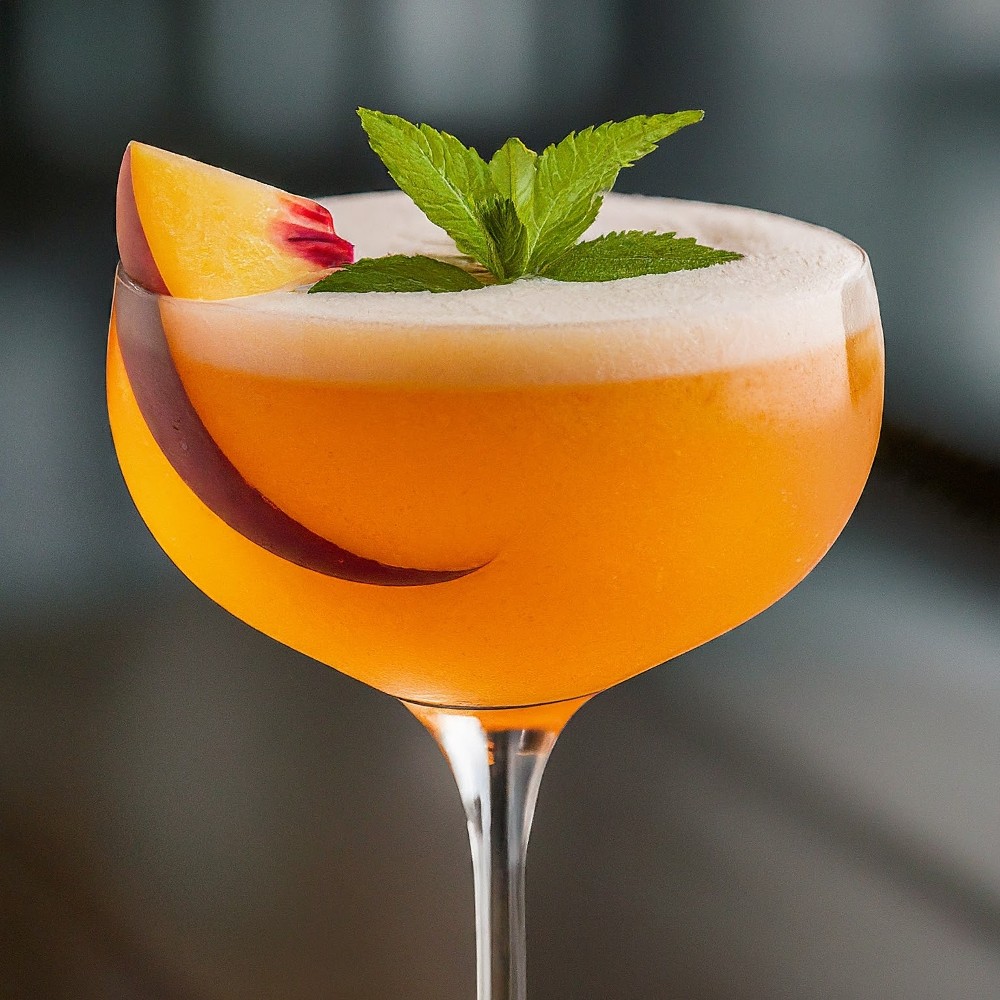 Ginger Peach Fizz