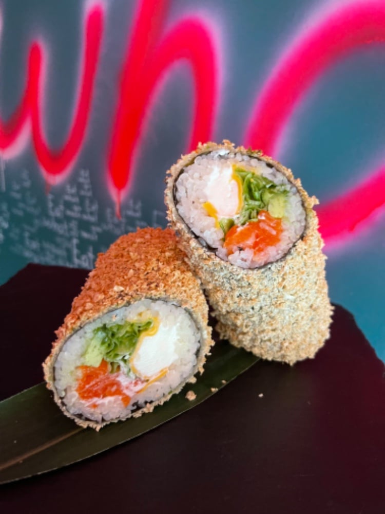 Шаурма рол з лососем