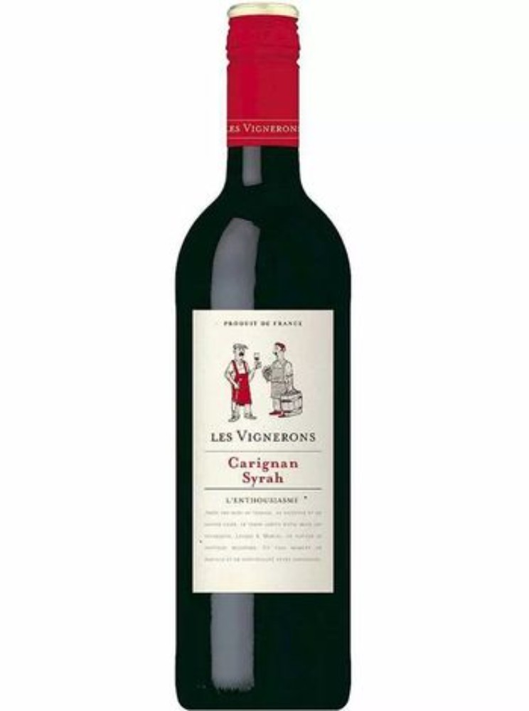 Les Vignerons Carignan Syrah  Франція вино червоне сухе