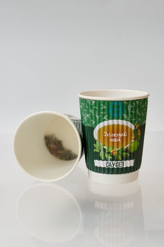 Зелений чай САУСЕП в стакані
