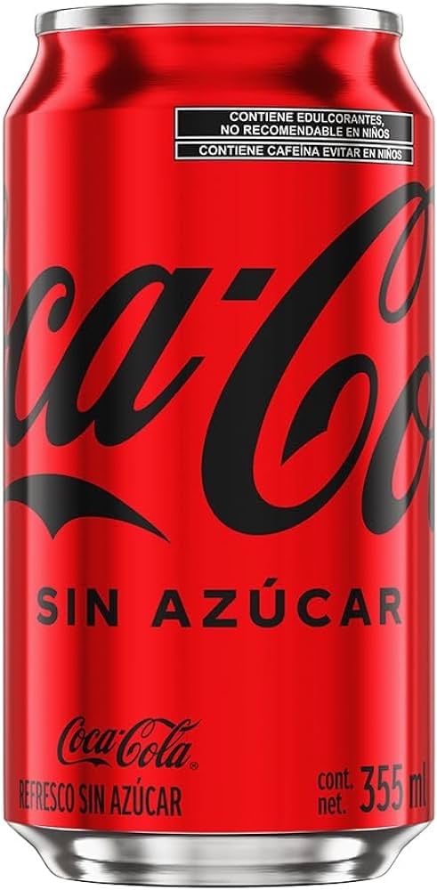Coca Cola Sin Azucar lata 355ml