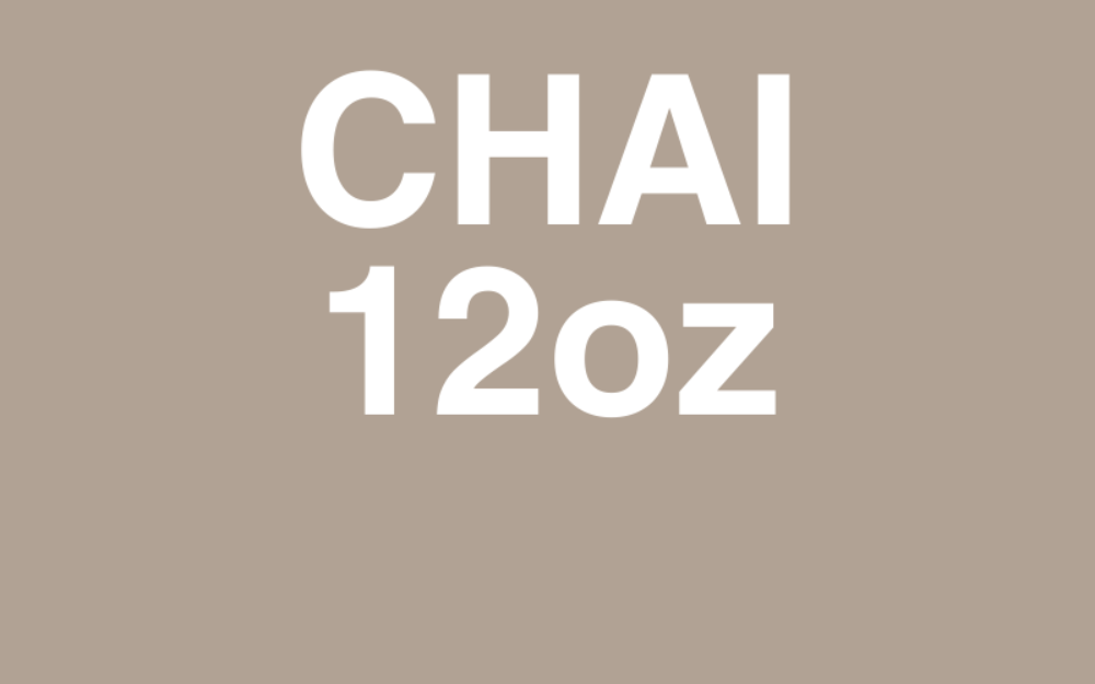 Chai latte 12oz