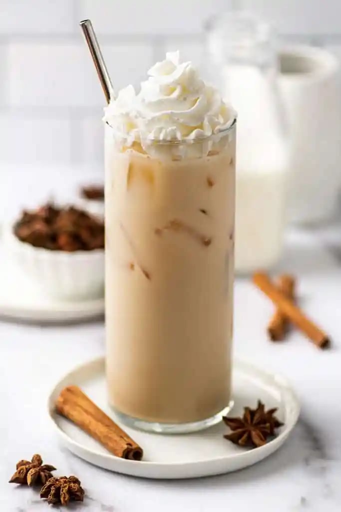 Chai latte con hielo 16oz