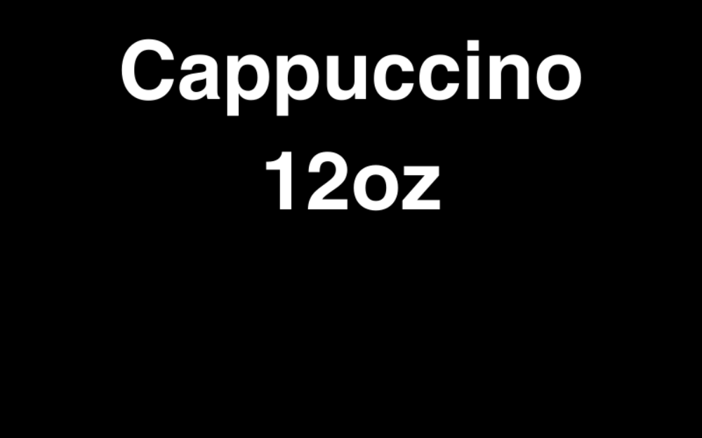 Cappuccino 12oz
