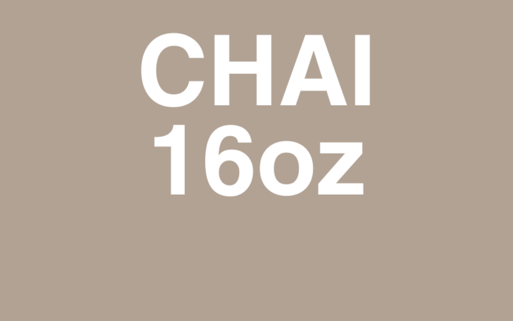 Chai latte 16oz