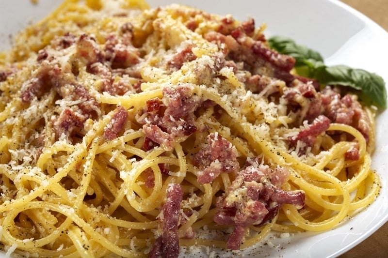Pasta “Carbonara” / მაკარონი "კარბონარა"/ Паста «Карбонара»