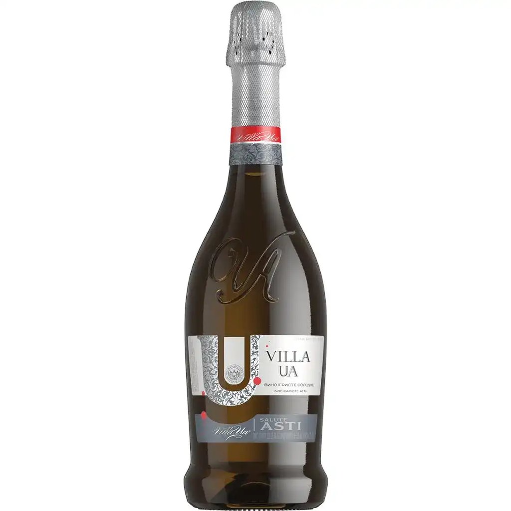 Вино ігристе біле солодке Villa UA 0.75л П