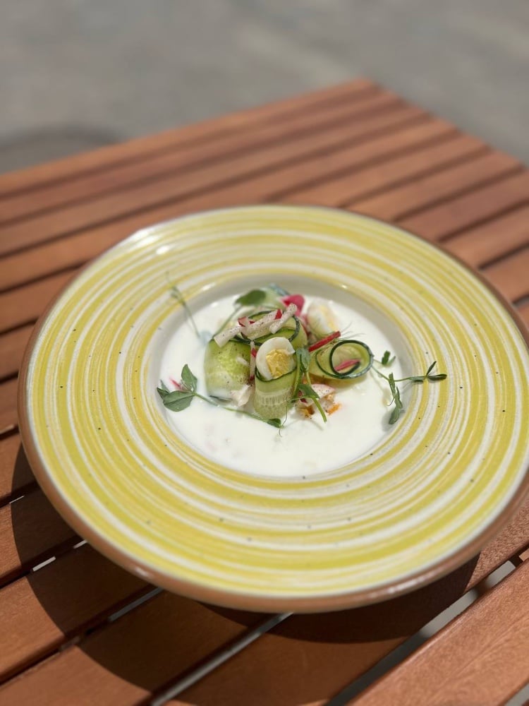 Окрошка з копченою куркою, 400г