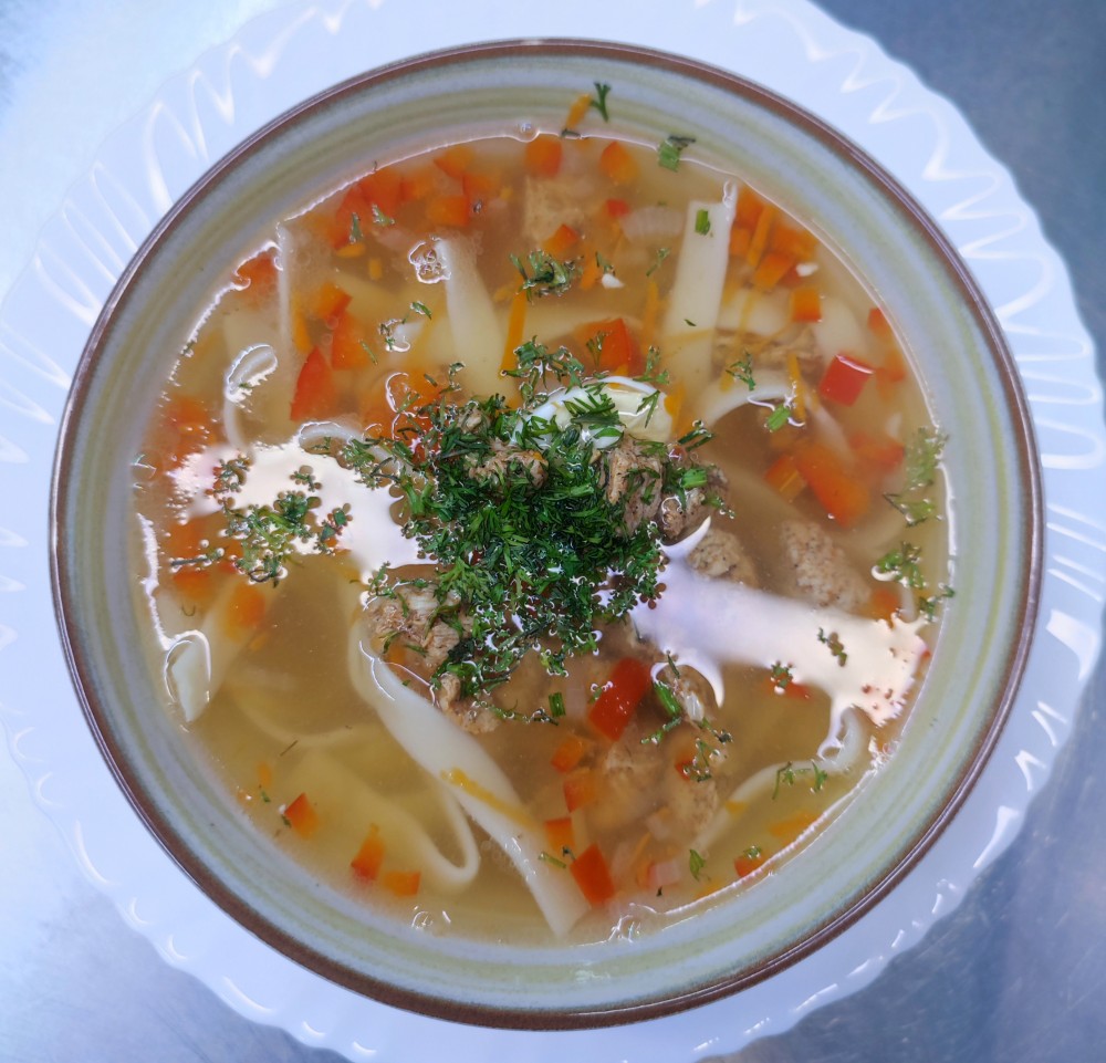 Комсоме з куркою