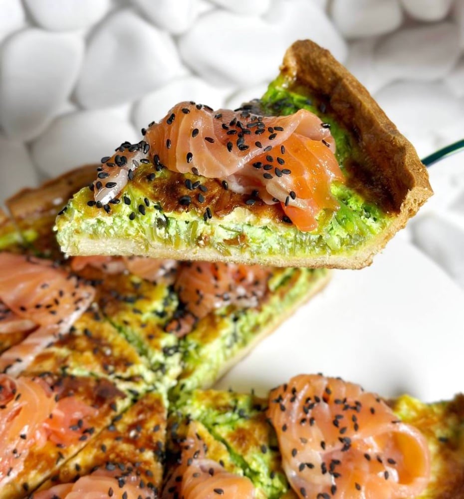 Кіш «Багато лосося»