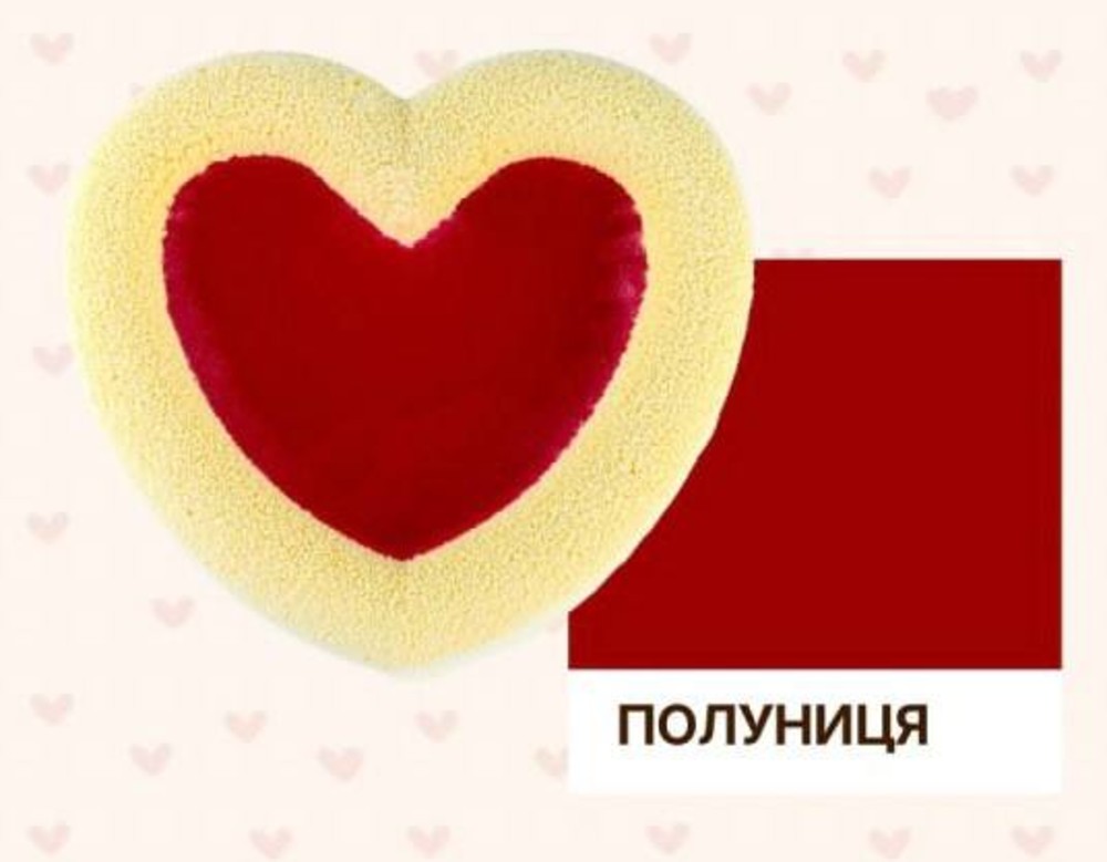 Бенто-торт "Серце" (полуниця)