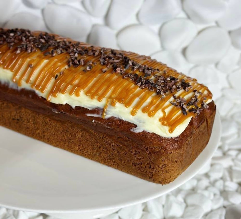 Банановий хліб у білому шоколаді