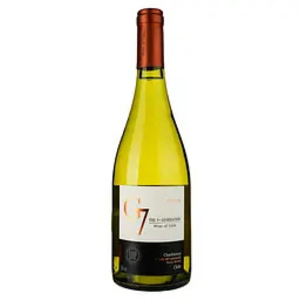 Вино G7 Chardonnay біле сухе.