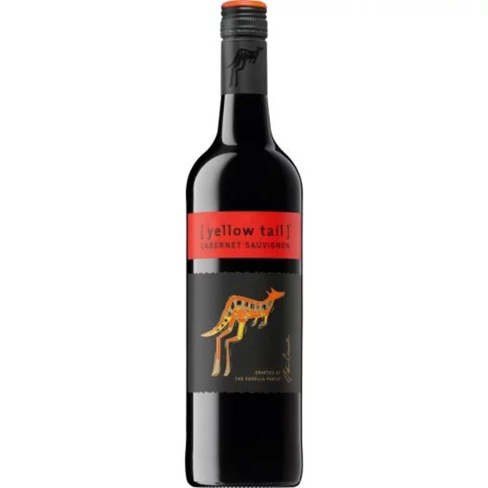 Вино Yellow Tail Cabernet Sauvignon червоне напівсухе.