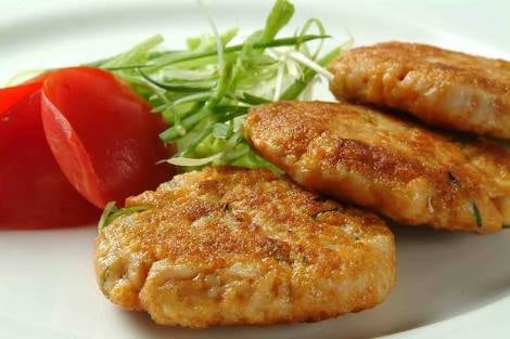 Salmon fish cutlet / Котлеты рыбные из лосося