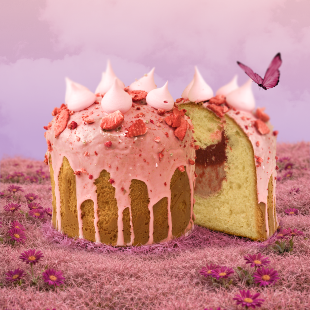 Паска “Полуниця Пломбір” 650 гр